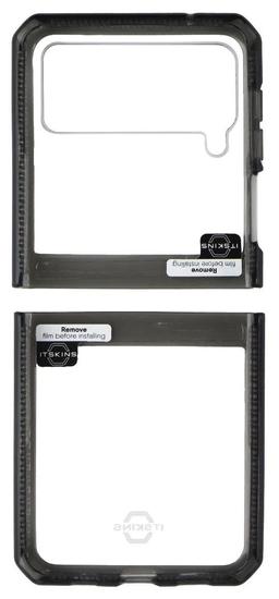 Itskins Hybrid Clear Phone Case for Galaxy Z Flip3 5G - Smoke/Transparent