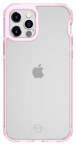 Itskins Hybrid Clear Phone Case for iPhone 12 Pro Max - Light Pink