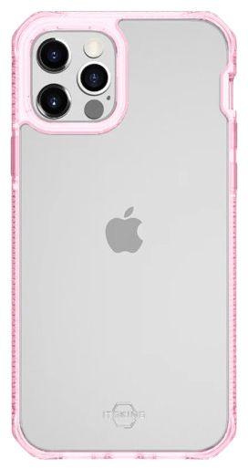 Itskins  Hybrid Clear Phone Case for iPhone 12 Pro Max - Light Pink - Brand New