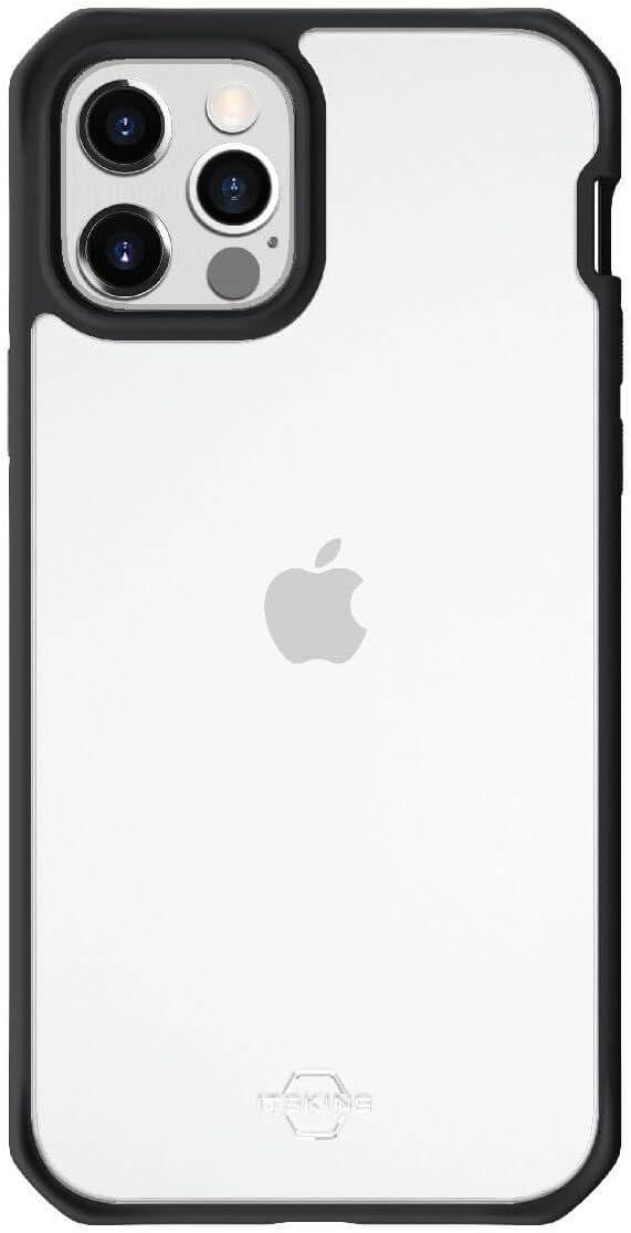 Itskins  Hybrid Solid Phone Case for iPhone 12/12 Pro - Black - Brand New