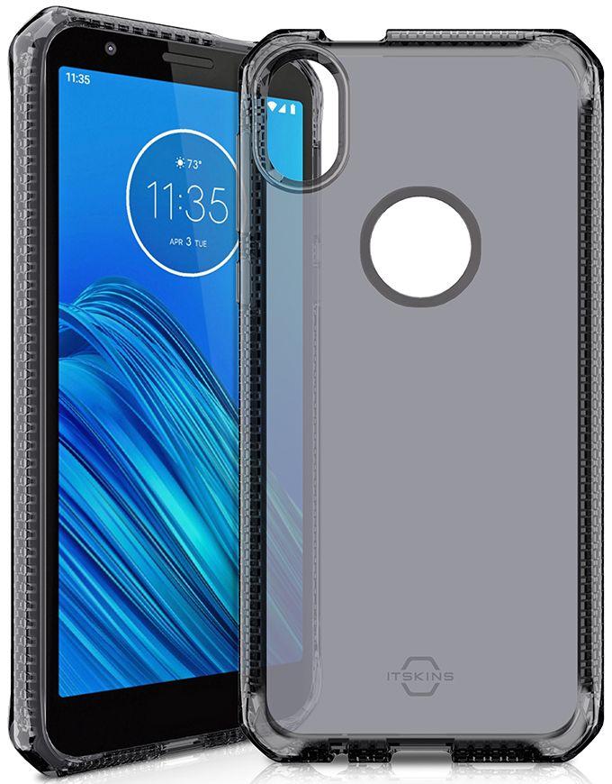 Itskins  Spectrum Clear Phone Case for Moto E6 - Smoke - Brand New