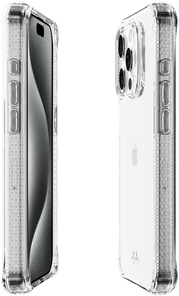 ITSKINS ITSKINS SPECTRUM R // CLEAR Phone Case for iPhone 15 Pro Max - Transparent