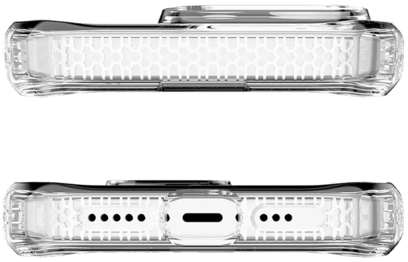 ITSKINS ITSKINS SPECTRUM R // CLEAR Phone Case for iPhone 15 Pro Max - Transparent