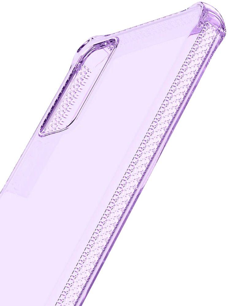 ITSKINS Spectrum R // Clear Phone Case for TCL Stylus 5G - Light Purple