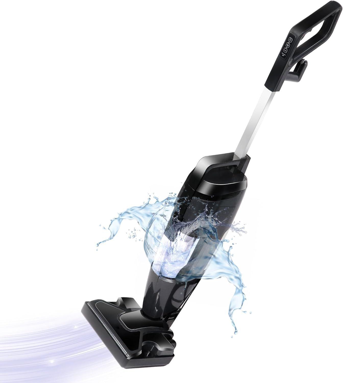 IULULU  Vacuum Cleaner and Steam Mop All in One Combo - Black - Excellent
