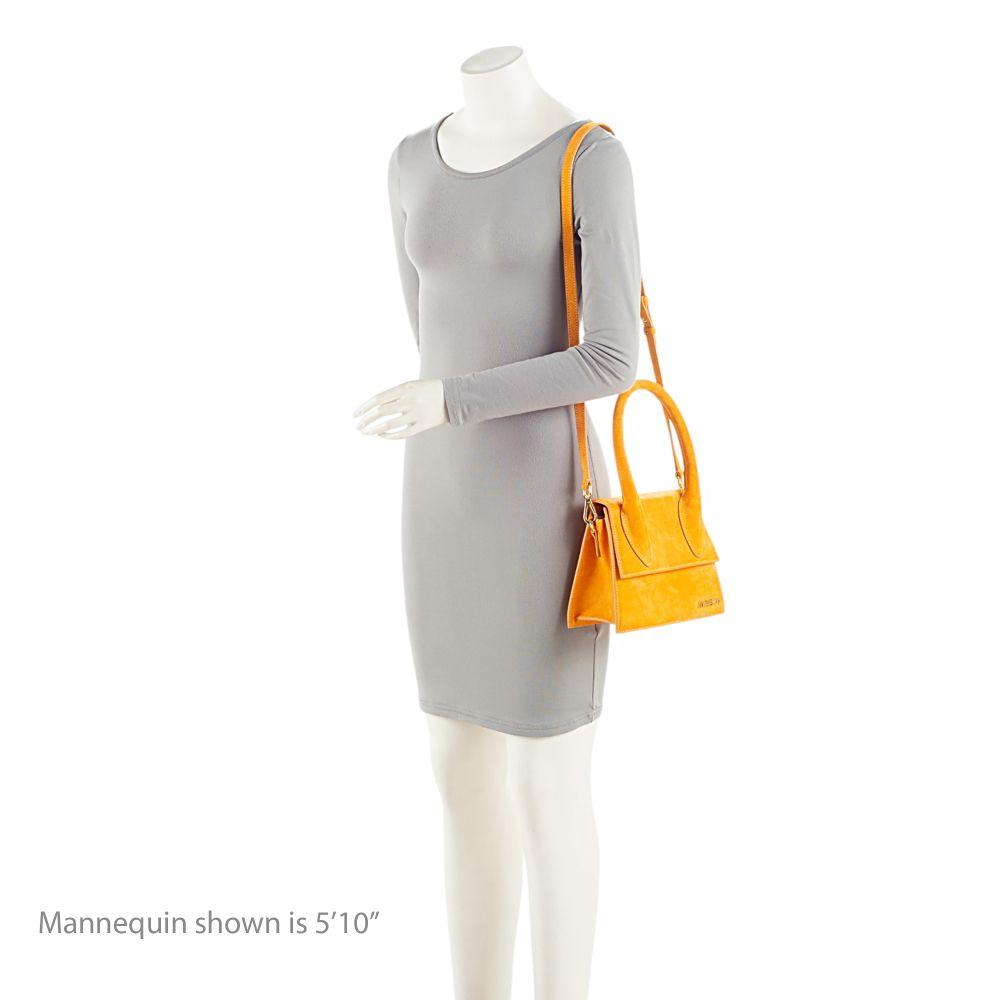 Jacquemus Suede Le Grand Chiquito Top Handle - Suede - Orange