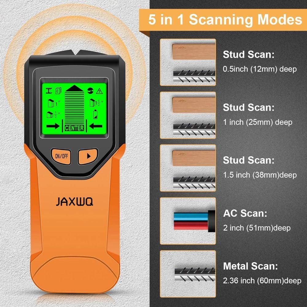 JAXWQ 5-in-1 Stud Finder Wall Scanner (TH410) - Lox