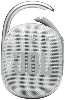 JBL Clip 4 Ultra-Portable Waterproof Speaker - White