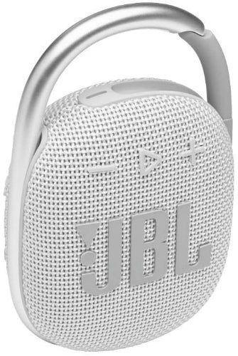 JBL Clip 4 Ultra-Portable Waterproof Speaker - White
