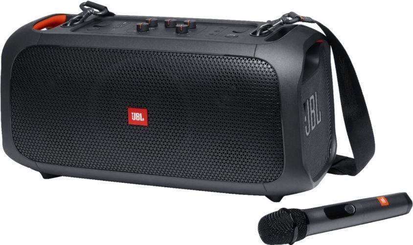 JBL PartyBox On-The-Go Portable Party Speaker - Black