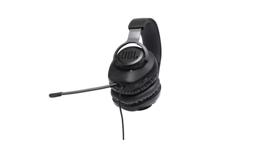 JBL  Quantum 100 Wired Over-Ear Gaming Headphones - Black - Premium