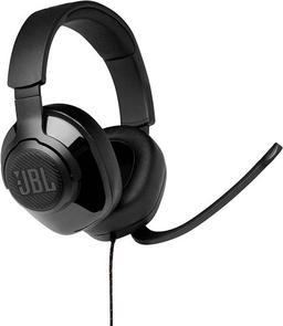 JBL Quantum 300 Hybrid Wired Gaming Headphones - Black