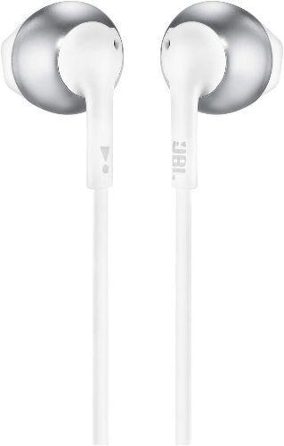 JBL Tune 205 Wired Earphones in Chrome