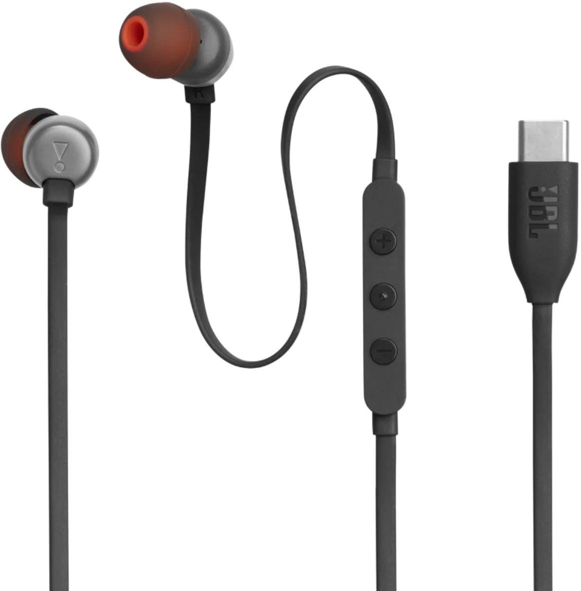JBL  Tune 310C USB-C Wired Hi-Res In-Ear Headphones - Black - Good