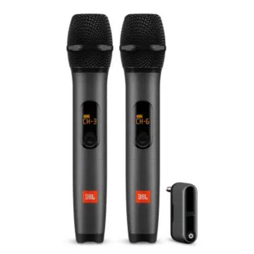 JBL  Wireless Microphone Set (Two Microphones) - Black - Excellent