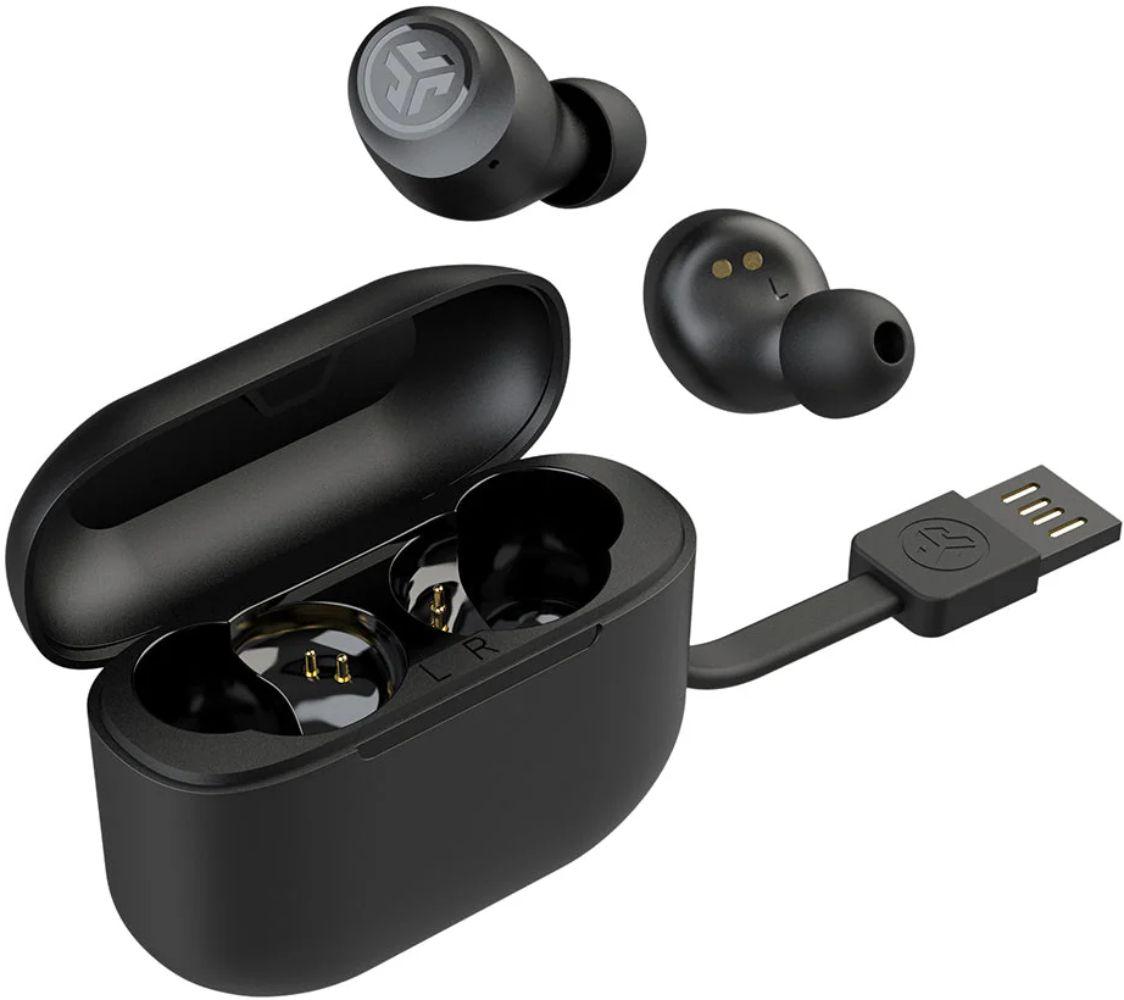 JLab GO Air POP True Wireless Bluetooth In-Ear Headphones - Black