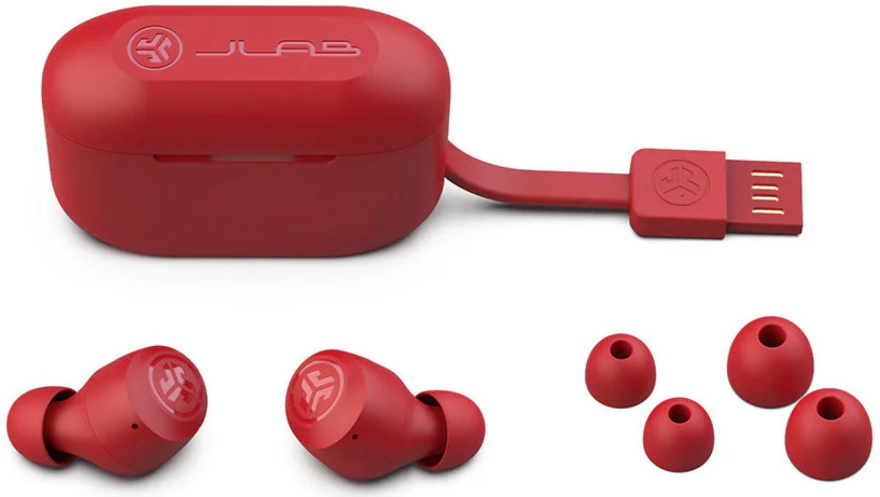 JLab GO Air POP True Wireless Bluetooth In-Ear Headphones - Rose