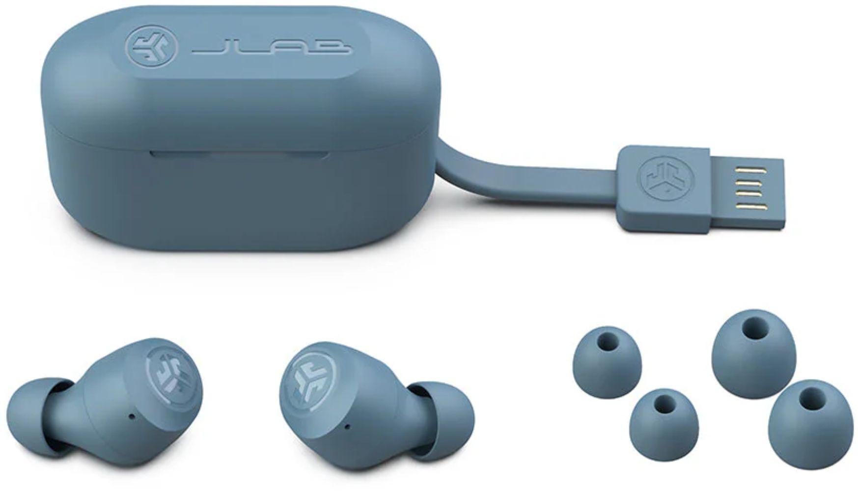 JLab GO Air POP True Wireless Bluetooth In-Ear Headphones - Slate