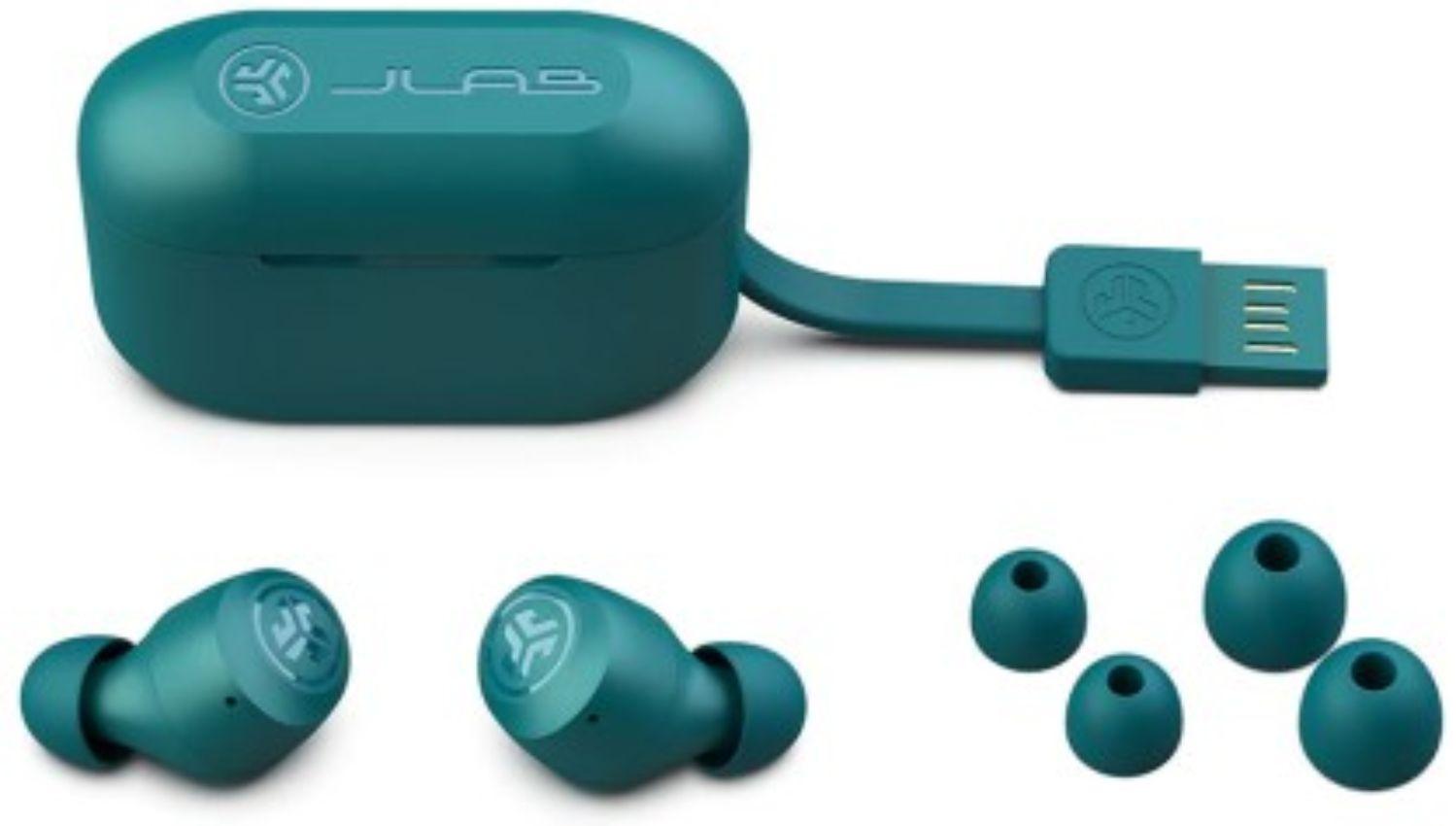 JLab GO Air POP True Wireless Bluetooth In-Ear Headphones - Teal