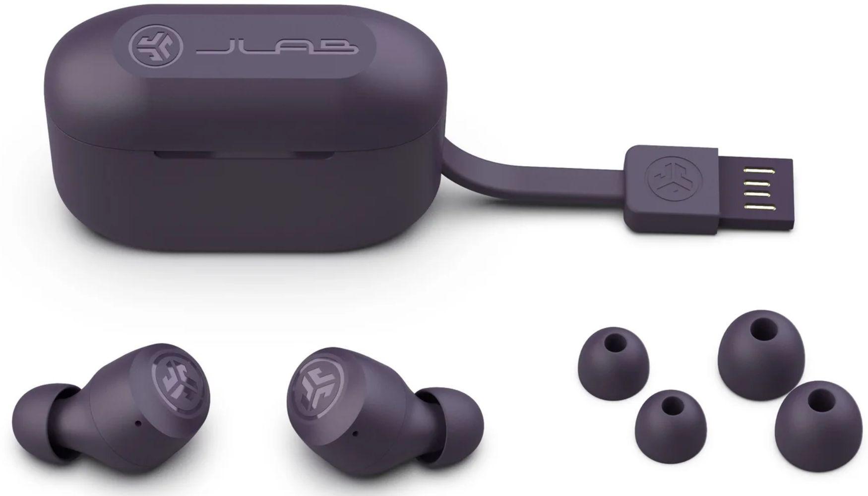 JLab GO Air POP True Wireless Bluetooth In-Ear Headphones - Violet