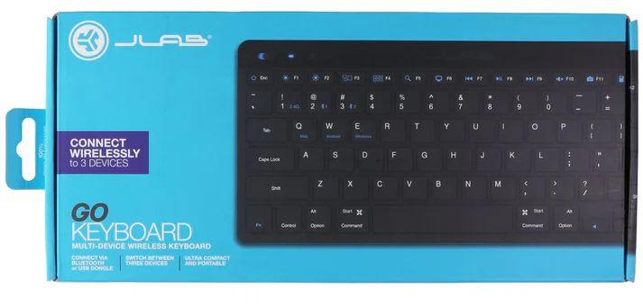 JLAB  GO Multi-Device Wireless Keyboard - Black - Acceptable
