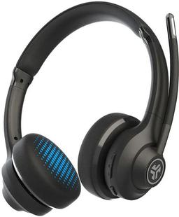 JLab Go Work Wireless Headsets with Microphone - Black