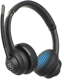JLab Go Work Wireless Headsets with Microphone - Black
