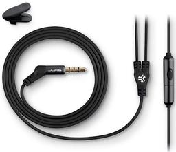 JLab Metal Rugged Earbuds with Microphone - Black