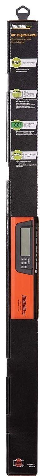 Johnson Level & Tool 1760-2400 24" Digital Box Level - Orange
