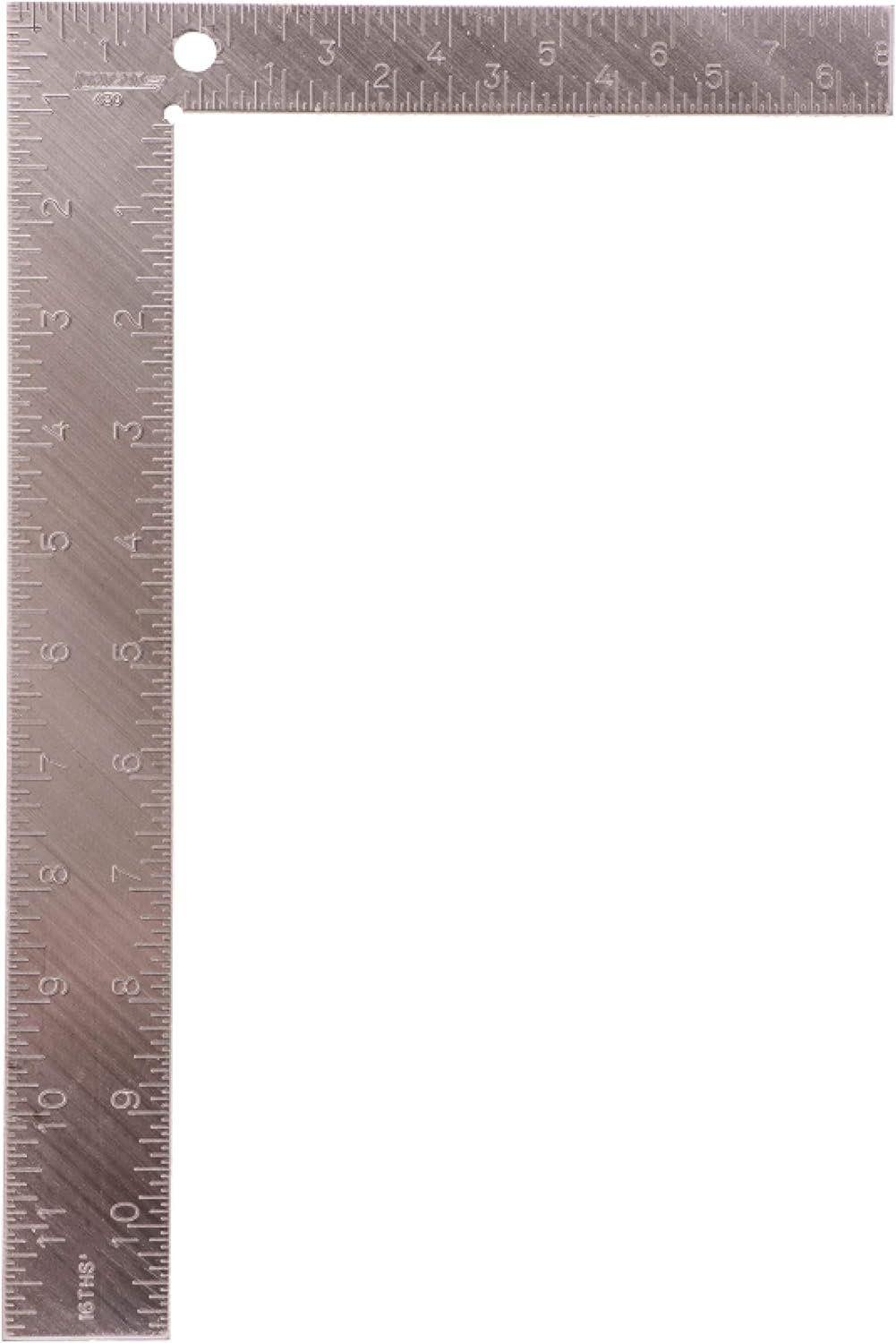 Johnson  Level & Tool 430 Steel Carpenter Square  - Silver - Premium