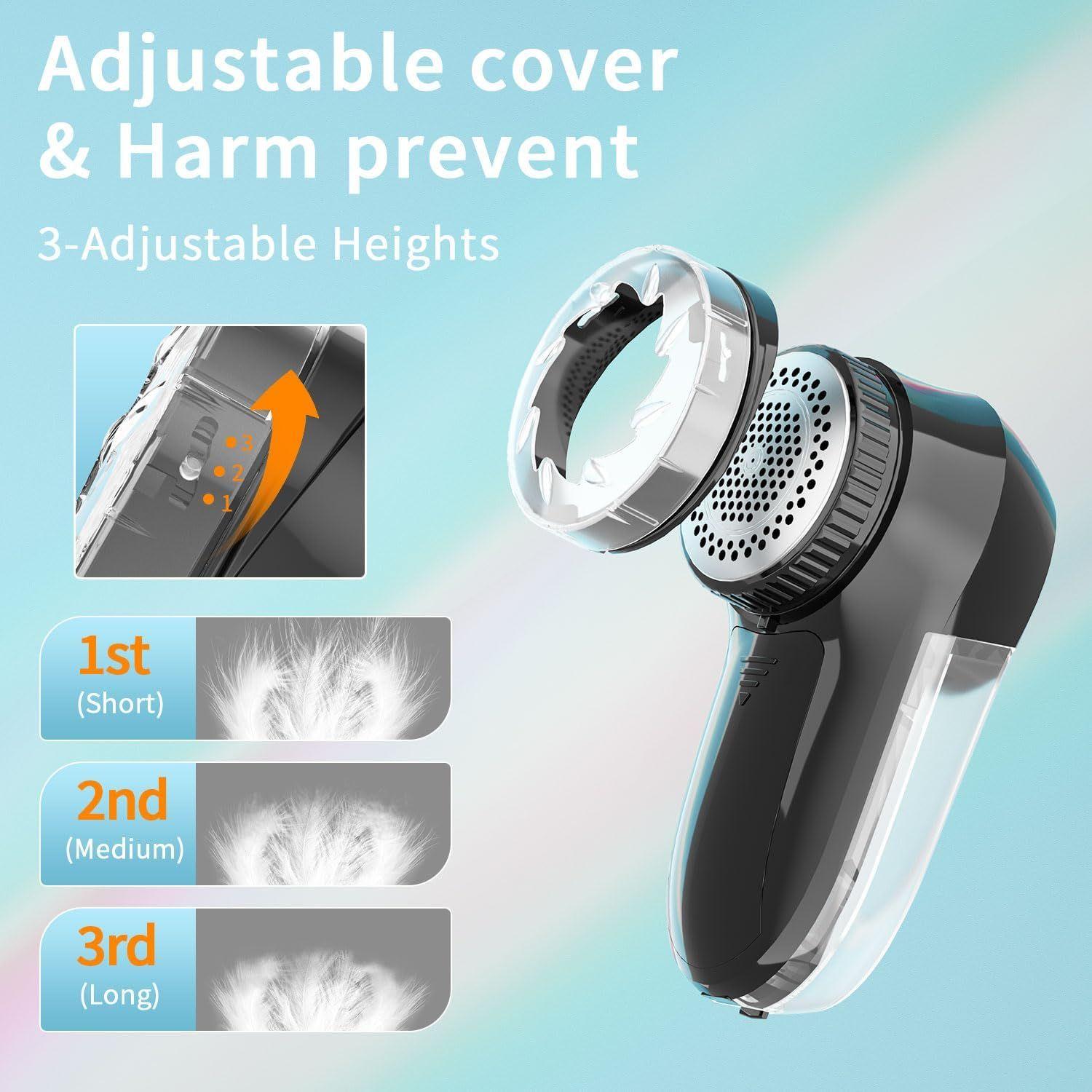 JUEYINGBAILI Fabric Lint Shaver - Black