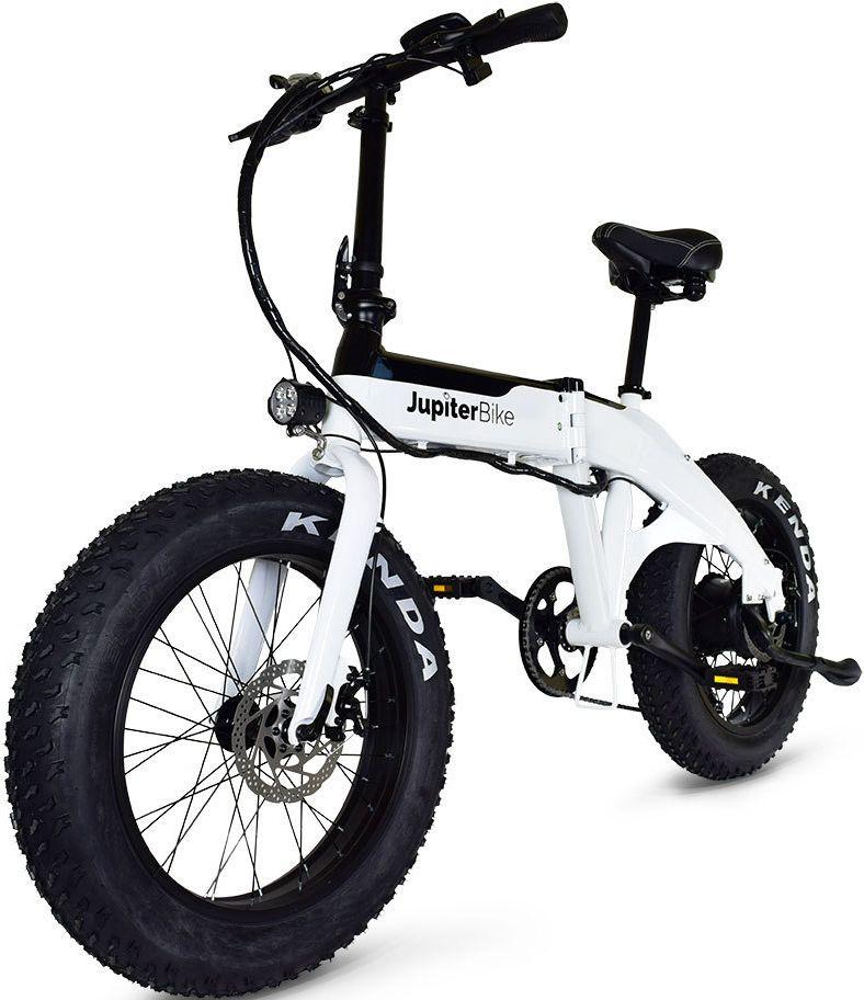 Jupiter Bike  Defiant Fat Tire Folding Electric Bike - White - Excellent