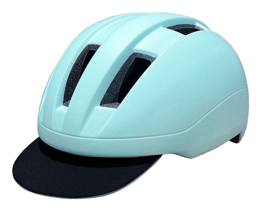 Jupiter Bike  Helmet with Removable Visor - Light Blue - Brand New