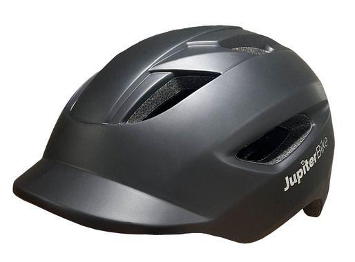 Jupiter Bike  Men's Helmet with Built In Rear Light - Black - Brand New