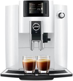Jura E6 Automatic Espresso Coffee Machine - Piano White