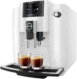 Jura E6 Automatic Espresso Coffee Machine - Piano White