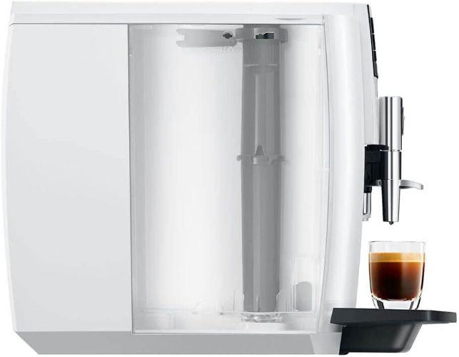 Jura E6 Automatic Espresso Coffee Machine - Piano White