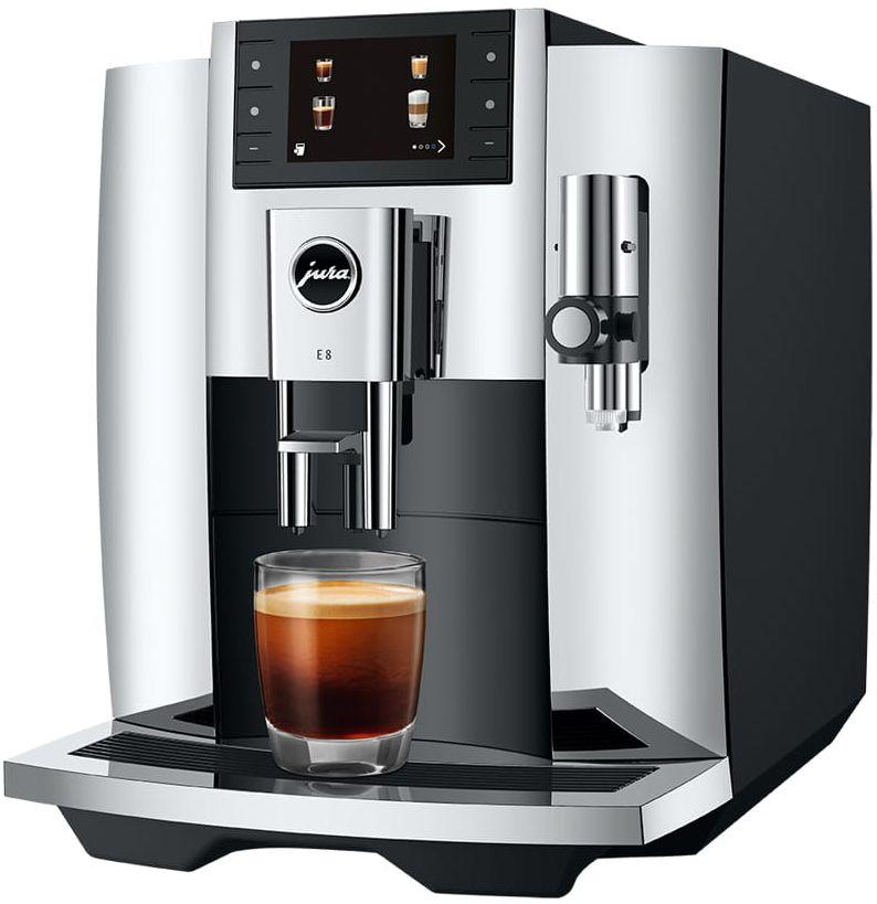 Jura E8 Espresso Machine - Chrome