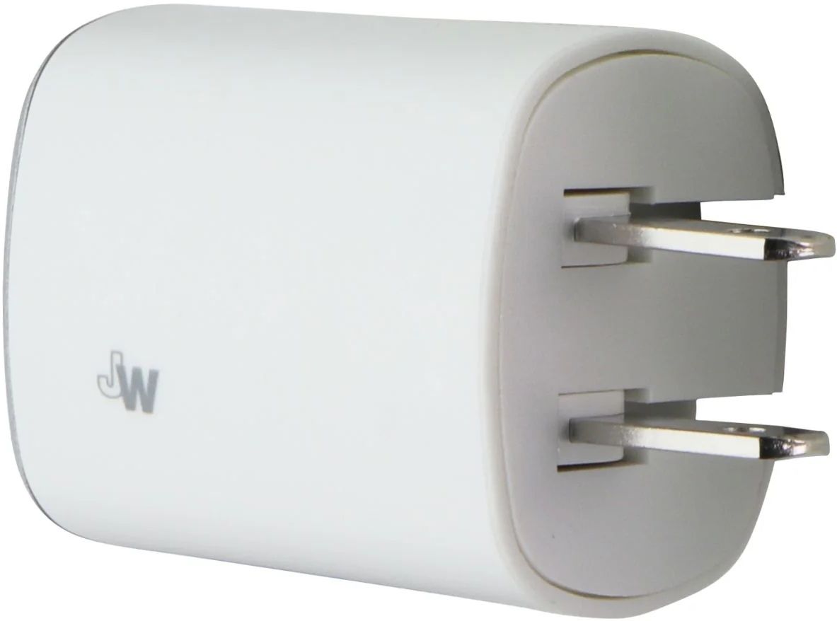 Just Wireless 8-Pin to USB-C MFi Wall Charger (6FT) (18W) - White