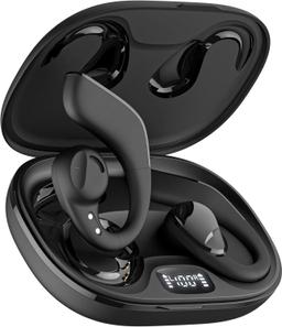 JZones CT22 Wireless Bluetooth Open Ear Headphones - Black