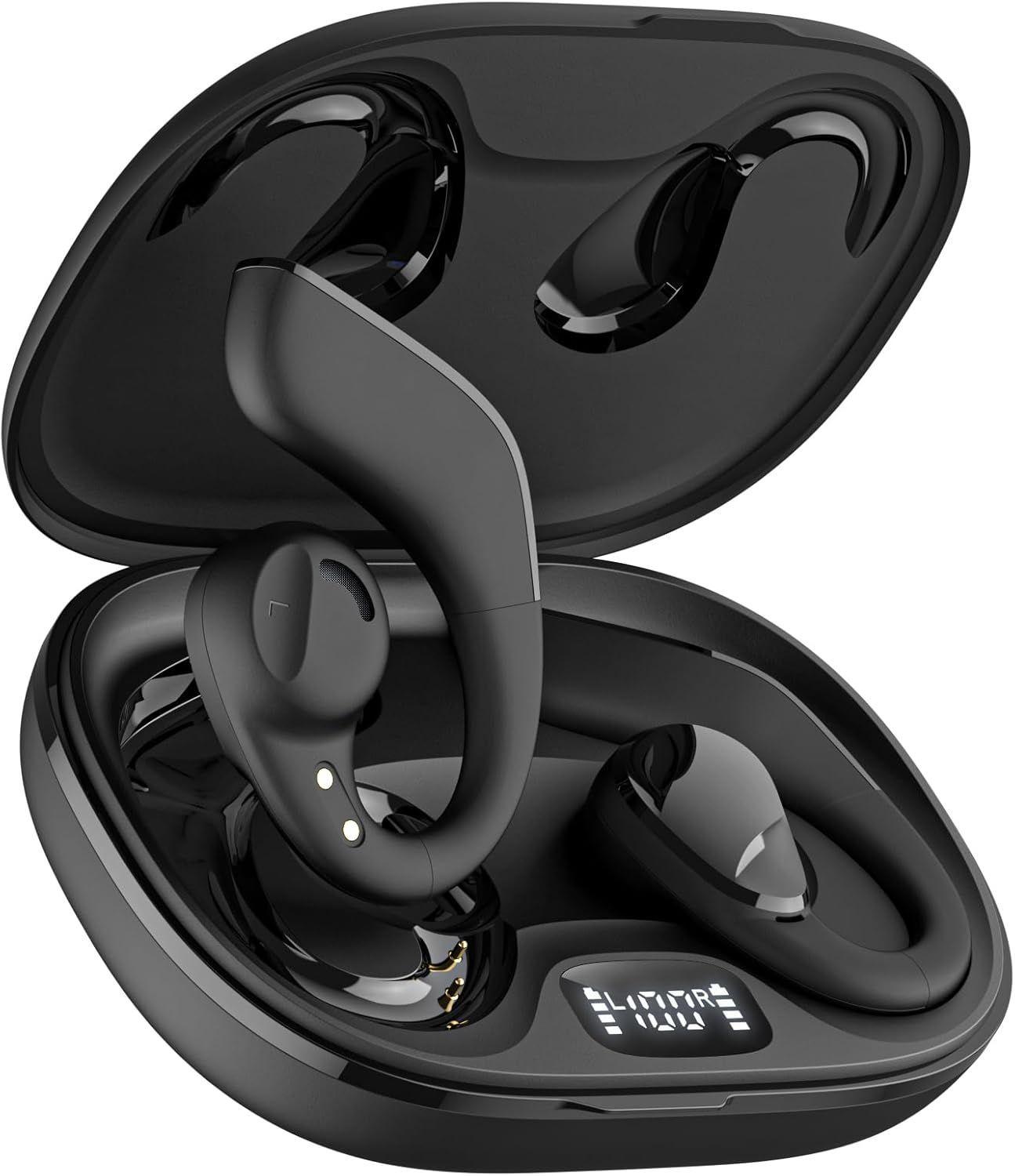 JZones  CT22 Wireless Bluetooth Open Ear Headphones - Black - Excellent