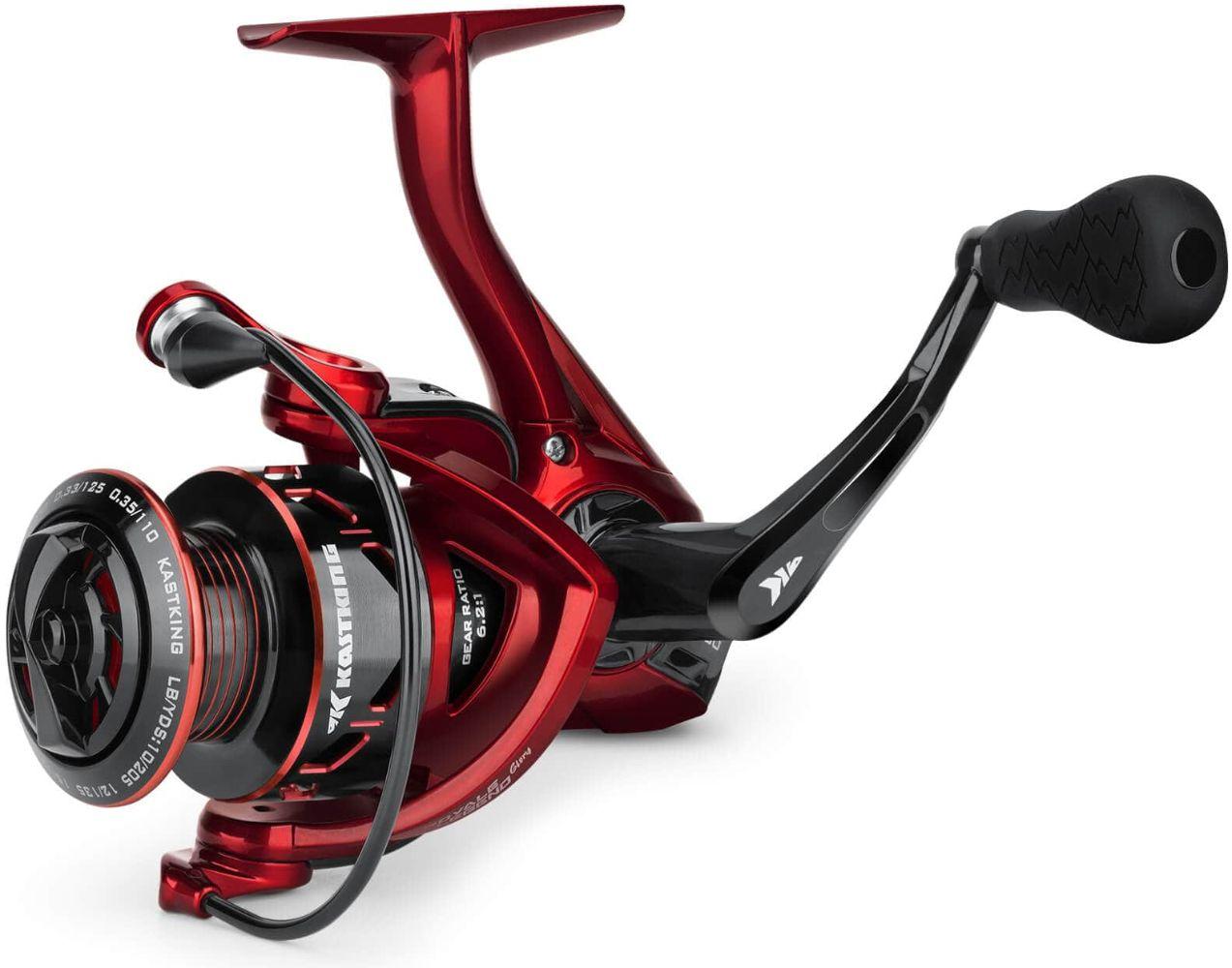 KastKing 1000 Royale Legend Glory Fishing Reel - Red