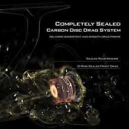 KastKing 1000 Valiant Eagle Spinning Reel Gold - Black/Gold