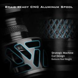 KastKing 1000 Zephyr Spinning Reel - Black