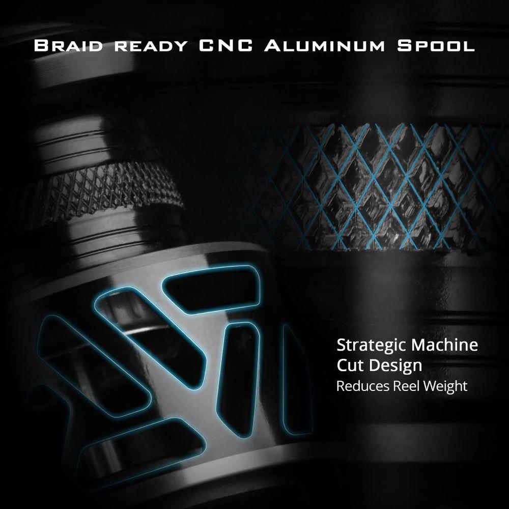 KastKing 1000 Zephyr Spinning Reel - Black