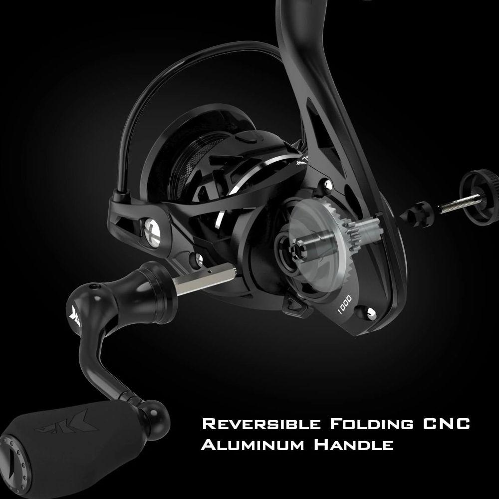 KastKing 1000 Zephyr Spinning Reel - Black
