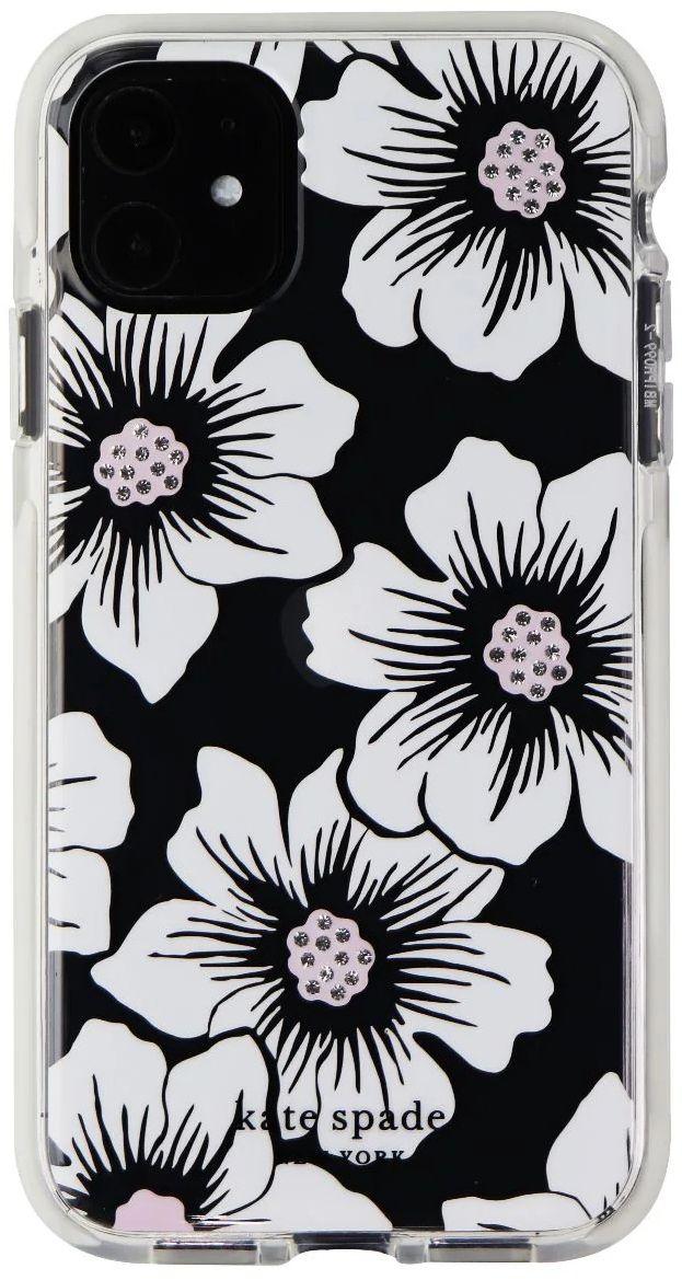 Kate Spade Defensive Hardshell Phone Case for iPhone 11 - Hollyhock Flowers