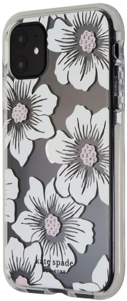 Kate Spade Defensive Hardshell Phone Case for iPhone 11 - Hollyhock Flowers
