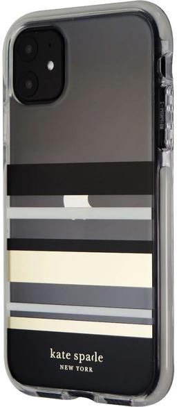 Kate Spade Defensive Hardshell Phone Case for iPhone 11 - Park Stripe
