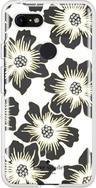 Kate Spade Defensive Phone Case for Google Pixel 3 XL - Reverse Hollyhock Floral (Cream)
